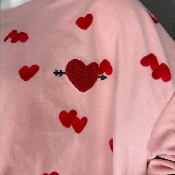 Carter’s 2 Piece Fleece Pink Heart Print Pajamas Size XL. #001L - Picture 8 of 14